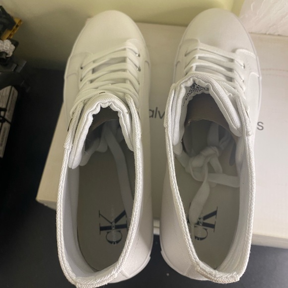 Calvin Klein canvas fashion Women’s sneakers Shoes Size 10M - Picture 6 of 8